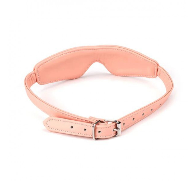 Маска на очі Liebe Seele Dark Candy Pink Blindfold, щільне прилягання, регульована