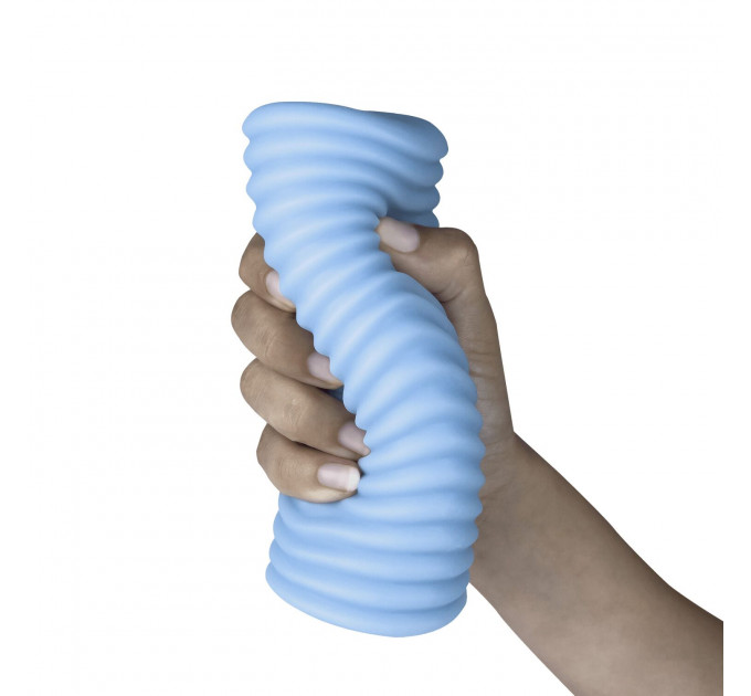 Мастурбатор Wooomy Saucy Abstract Masturbator, наскрізний, двосторонній