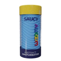 Мастурбатор Wooomy Saucy Abstract Masturbator, наскрізний, двосторонній — Переглянути зображення 9