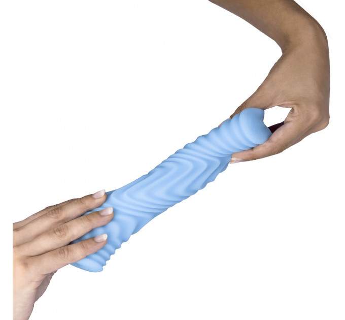 Мастурбатор Wooomy Saucy Abstract Masturbator, наскрізний, двосторонній