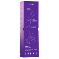 Смарт-вібромасажер We-Vibe Wand 2 Purple, дуже потужний, функція Smart Silence — Просмотреть изображение 16
