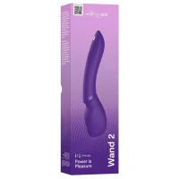 Смарт-вібромасажер We-Vibe Wand 2 Purple, дуже потужний, функція Smart Silence — Просмотреть изображение 14