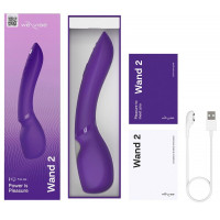 Смарт-вібромасажер We-Vibe Wand 2 Purple, дуже потужний, функція Smart Silence Смарт-вібромасажер We-Vibe Wand 2 Purple, дуже потужний, функція Smart Silence