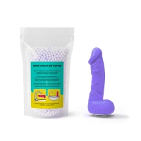 Мило у формі пеніса Чистий Кайф MEDIUM Violet, крафтове мило-член, натуральне — Переглянути зображення 4