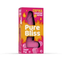 Ароматна свічка пікантної форми Pure Bliss Pink Sugar Pop (Жуйка) 18 см — Переглянути зображення 6