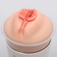 Мастурбатор-вагіна Naked Factory Cup Sleeve V–4, наскрізний — Просмотреть изображение 4