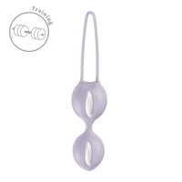 Вагінальні кульки Fun Factory SMARTBALLS DUO Purple, 2 шт, діаметр 3,2 та 3,6 см — Просмотреть изображение 2