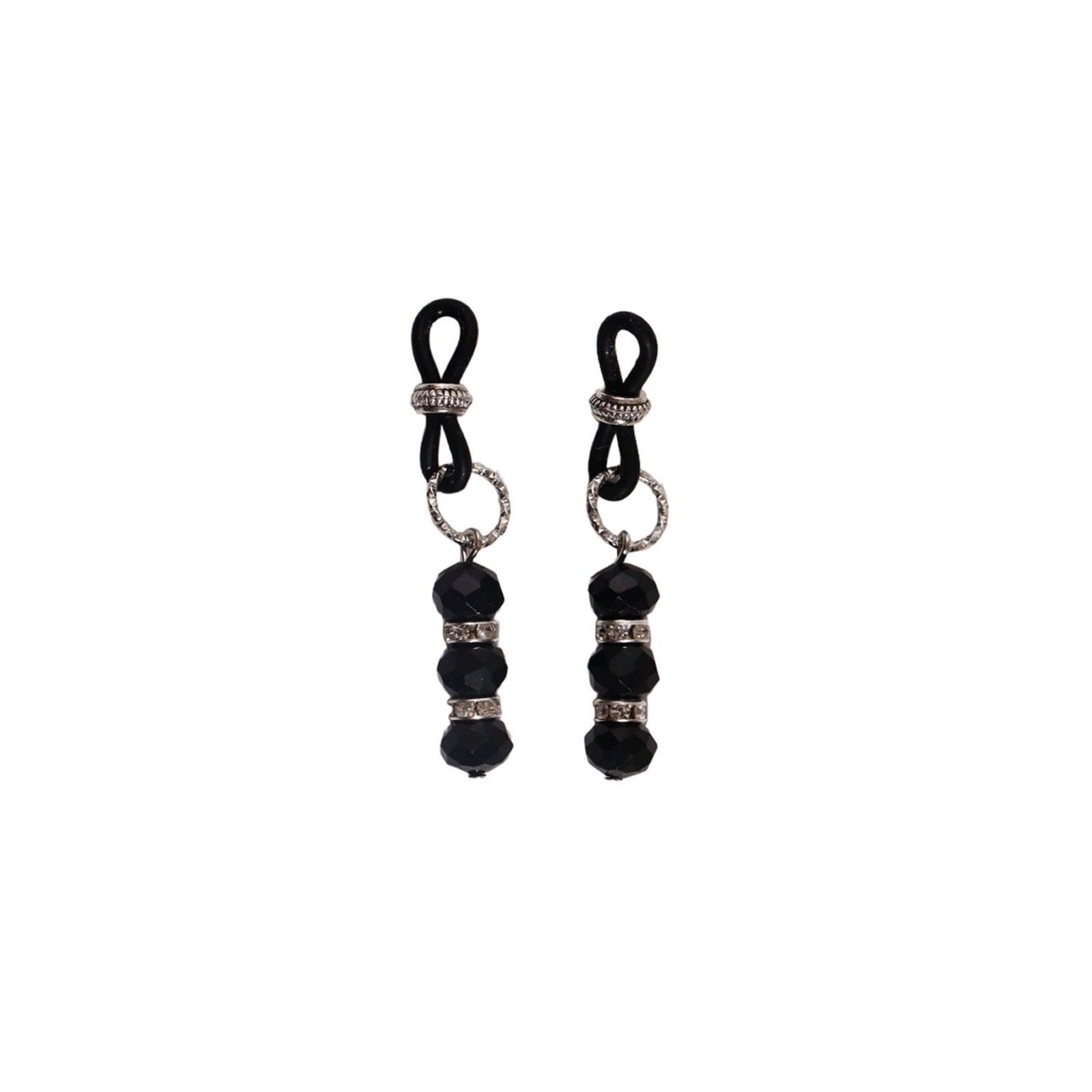 Украшение на соски Art of Sex - Giulia, цвет черный