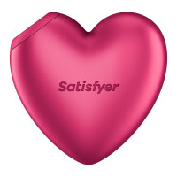 Вакуумный стимулятор-сердечко с вибрацией Satisfyer Cutie Heart Battery Series