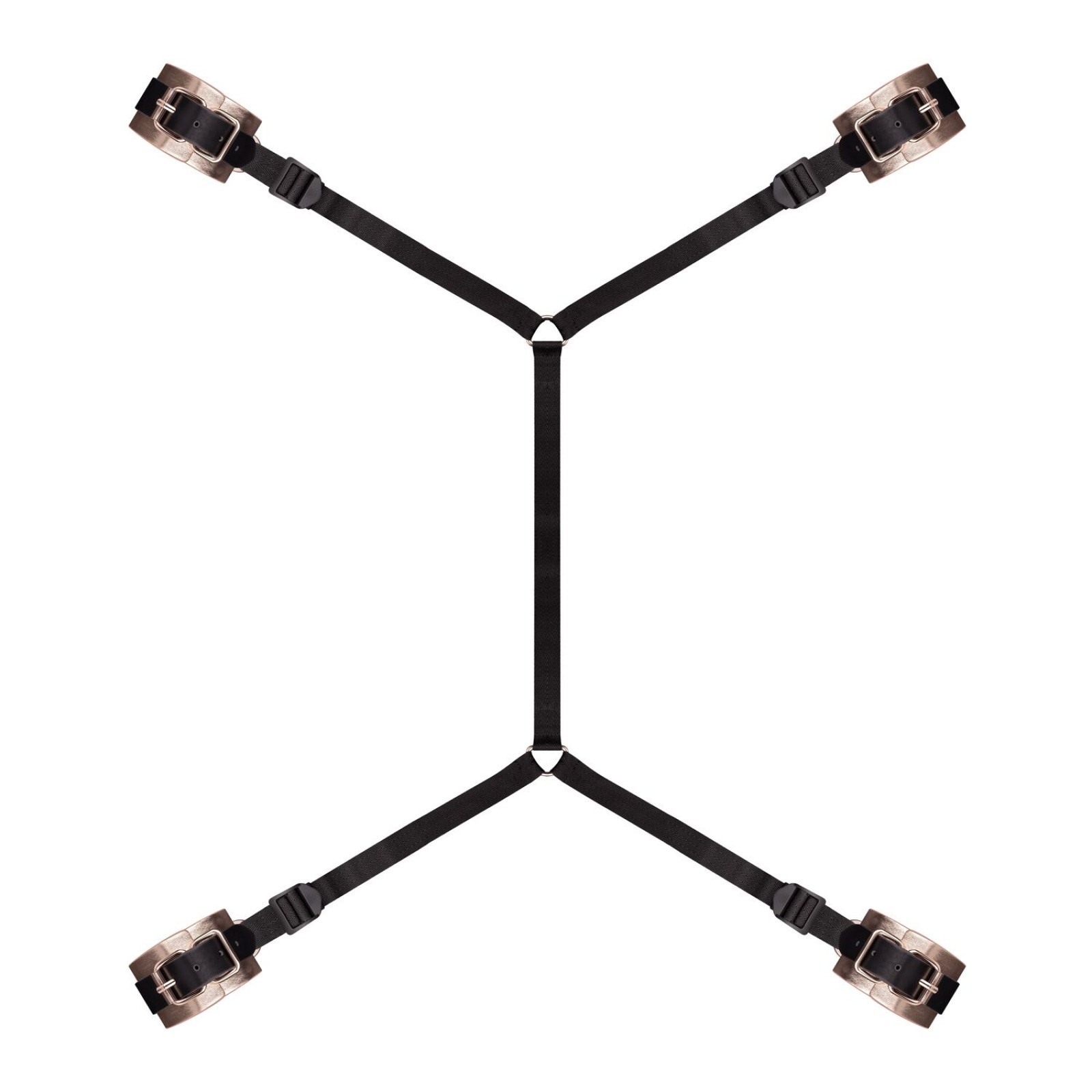 Фіксатор рук і ніг для ліжка Rosy Gold - Under-Mattress Restraint Set