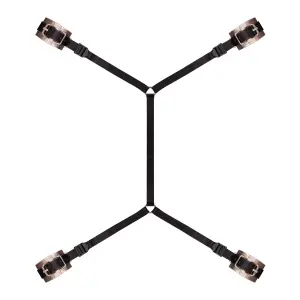 Фіксатор рук і ніг для ліжка Rosy Gold - Under-Mattress Restraint Set