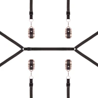 Фіксатор рук і ніг для ліжка Rosy Gold - Under-Mattress Restraint Set — Просмотреть изображение 4