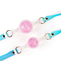 Кляп Liebe Seele Crystal Ball Gag - Pink (Small Ball) — Просмотреть изображение 3