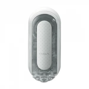 Мастурбатор Tenga Flip Zero White, змінна інтенсивність стимуляції, розкладний