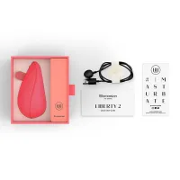 Вакуумний кліторальний стимулятор Womanizer Liberty 2 Vibrant Rose (м'яте паковання!!!) — Переглянути зображення 8