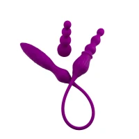 Вібратор двосторонній Adrien Lastic AD-2X з пультом LRS — Переглянути зображення 1