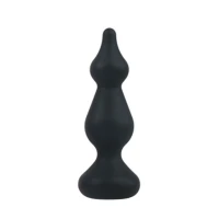 Анальна пробка Adrien Lastic Amuse Mini Black (S) з двома переходами, макс. діаметр 3 см — Просмотреть изображение 1