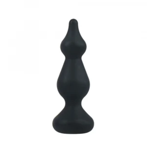 Анальна пробка Adrien Lastic Amuse Mini Black (S) з двома переходами, макс. діаметр 3 см