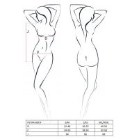 Распродажа!!! Боди-монокини с глубоким декольте PETRA BODY black XXL/XXXL — Passion Exclusive — Просмотреть изображение 4