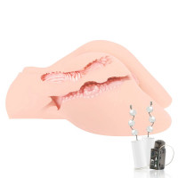 Мастурбатор-попка Kokos Big Hip Hera 2WayPlus с вибрацией и массажем, два входа: вагина и попка