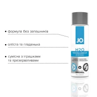 Змазка на водній основі JO H2O ORIGINAL (240 мл) оліїста і гладенька, рослинний гліцерин — Переглянути зображення 3