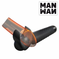 Мастурбатор-вібромасажер Manwan MAN.WAND, відмінно для пар, вібро-мінет, 20 режимів — Просмотреть изображение 3