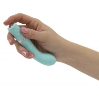Розкішний вібратор Pillow Talk - Racy Teal з кристалом Swarovski для точки G, подарункове паковання — Переглянути зображення 4