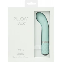Розкішний вібратор Pillow Talk - Racy Teal з кристалом Swarovski для точки G, подарункове паковання — Переглянути зображення 9