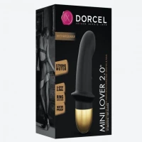 Вібратор Dorcel Mini Lover Black 2.0 перезаряджуваний, для точки G і масажу простати — Переглянути зображення 6