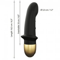 Вібратор Dorcel Mini Lover Black 2.0 перезаряджуваний, для точки G і масажу простати — Переглянути зображення 8