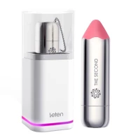 Віброкуля Leten The Second scented powder з індукційною зарядкою, водонепроникна, дуже потужна — Переглянути зображення 1