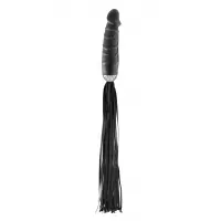 Флогер з ручкою-дилдо Fetish Tentation Whip with Dildo Handle — Переглянути зображення 1