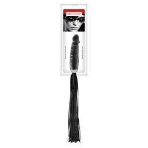 Флогер з ручкою-дилдо Fetish Tentation Whip with Dildo Handle