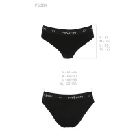 Трусики-сліпи з бавовни та еластаном Passion PS004 PANTIES XL, black — Переглянути зображення 6
