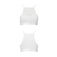 Спортивний топ з прозорою вставкою Passion PS006 TOP M, white — Переглянути зображення 4