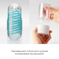 Мастурбатор Tenga Spinner 06 Brick з пружною стимулювальною спіраллю всередині — Переглянути зображення 6