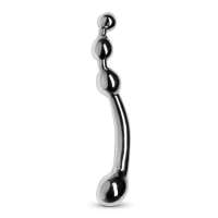 Анально-вагінальний стимулятор Sinner Gear Unbendable – Multi-Stim Pleasure Wand Metal Anal Dildo — Просмотреть изображение 1