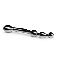 Анально-вагінальний стимулятор Sinner Gear Unbendable – Multi-Stim Pleasure Wand Metal Anal Dildo — Просмотреть изображение 3
