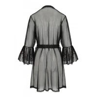 Повітряний пеньюар Passion LOVELIA PEIGNOIR S/M, black — Переглянути зображення 6