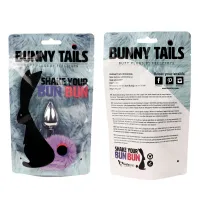 Анальна пробка FeelzToys - Bunny Tails Butt Plug Purple — Переглянути зображення 3