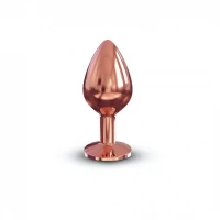 Металева анальна пробка із прикрасою у вигляді кристалу Dorcel - Diamond Plug M — Переглянути зображення 2