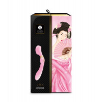 Вибромассажер Shunga Zoa Light Pink, двусторонний — Просмотреть изображение 10