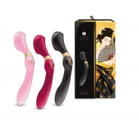 Вібромасажер Shunga Zoa Light Pink, двосторонній — Переглянути зображення 20