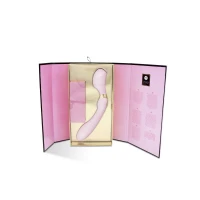 Вібромасажер Shunga Zoa Light Pink, двосторонній — Переглянути зображення 14