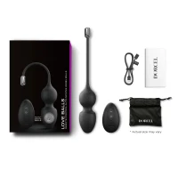 Вагінальні кульки Dorcel LOVE BALLS BLACK, вібрації та рухи внутрішньої кульки, пульт ДК — Просмотреть изображение 6