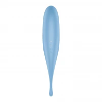 Вібратор для клітора з вакуумною стимуляцією Satisfyer Twirling Pro Blue — Просмотреть изображение 4