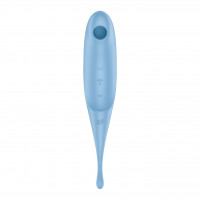 Вібратор для клітора з вакуумною стимуляцією Satisfyer Twirling Pro Blue
