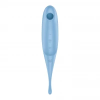 Вібратор для клітора з вакуумною стимуляцією Satisfyer Twirling Pro Blue — Просмотреть изображение 3