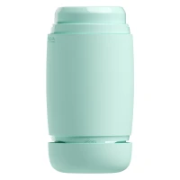 Мастурбатор TENGA PUFFY MINT GREEN, ультрам’який матеріал, багаторазовий, наскрізний — Переглянути зображення 2