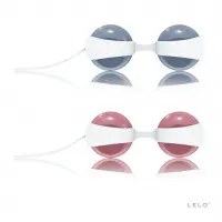 Набір вагінальних кульок LELO Beads, діаметр 3,5 см, змінне навантаження, 2х28 та 2х37 г — Просмотреть изображение 2
